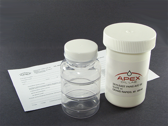 Oil Analysis + Particle Count Kit, Red Cap